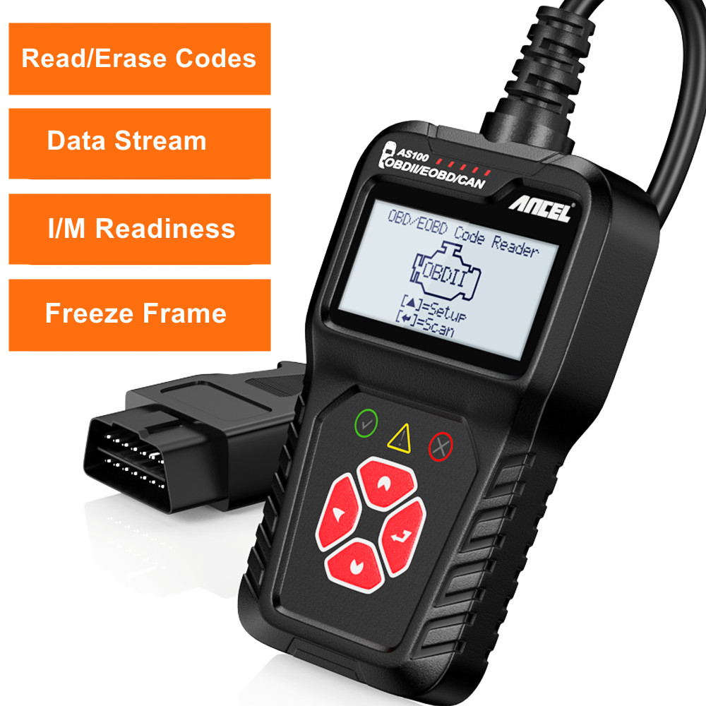 Clear Reset Engine Light Professional Code Reader OBD2 Diagnostic Scan Tool I/M