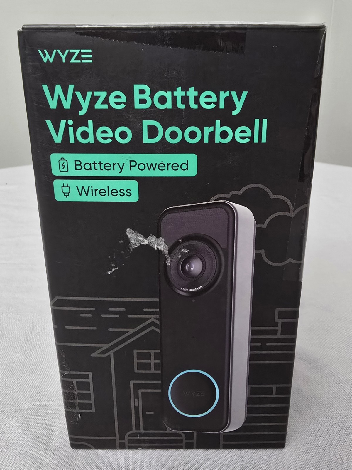 Wyze Battery Video Doorbell Wireless Camera Color Night Vision 2 Way Audio