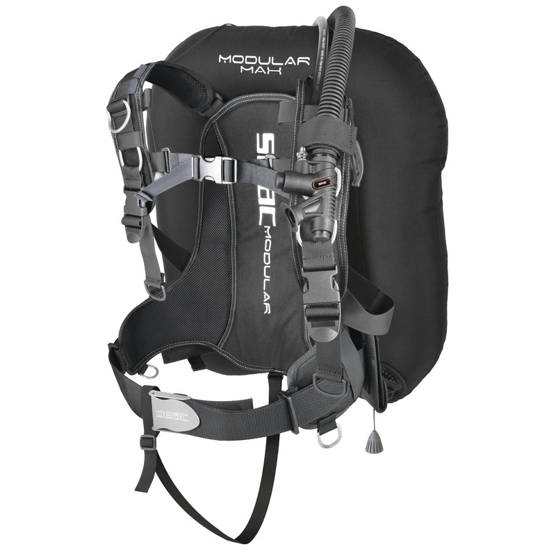 NEW / SEAC MODULAR MAX Scuba Diving BCD JACKET - BLACK - ONE SIZE FITS ALL