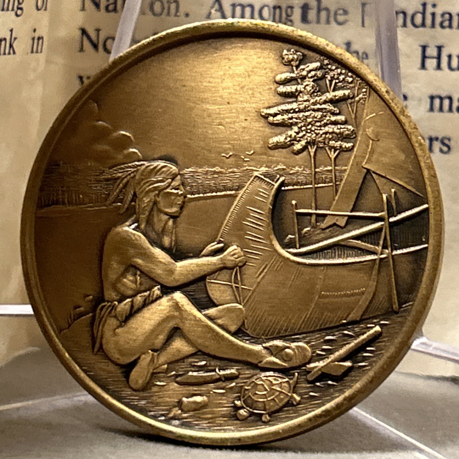 wyandotte michigan Bank MI Native American Robbins Company MA Coin Detroit