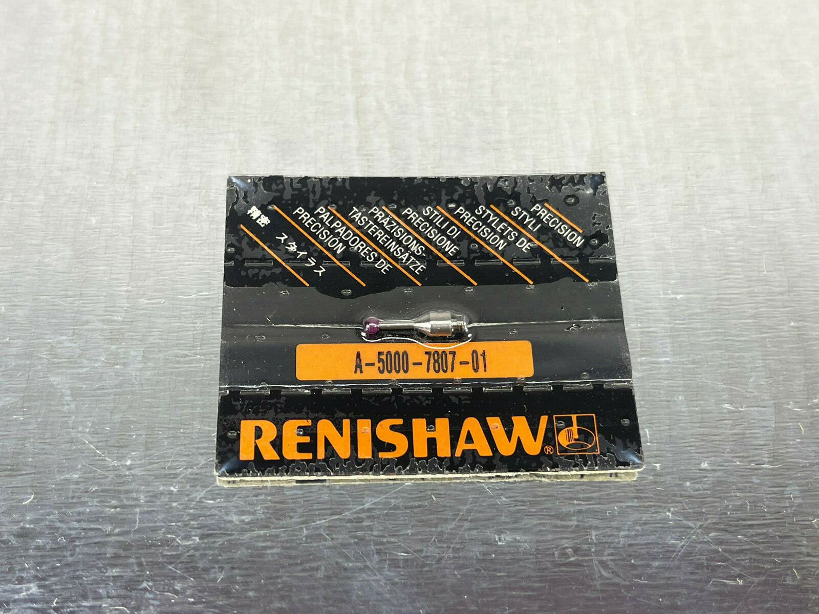 Renishaw A-5000-7807 Ruby Ball Stylus Steel Stem 2mm Ball, 2mm Thread, 00mm