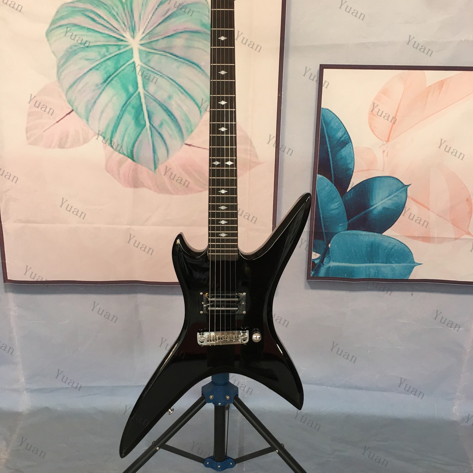 BCD Rich Stealth Chuck Schuldiner Electric Guitar H Pickups 24 Frets Maple Neck