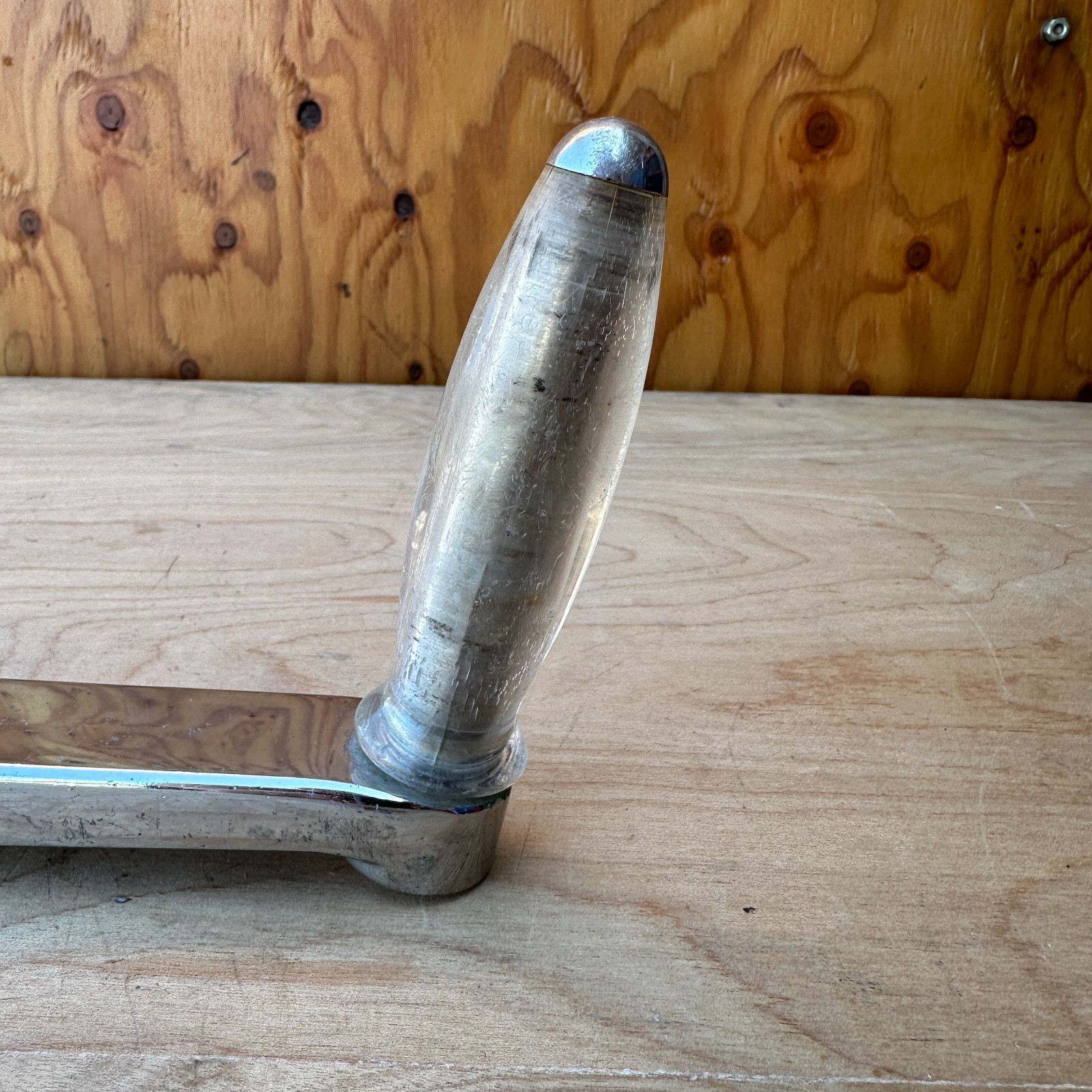 Barlow 10" Chrome Non-Locking Winch Handle