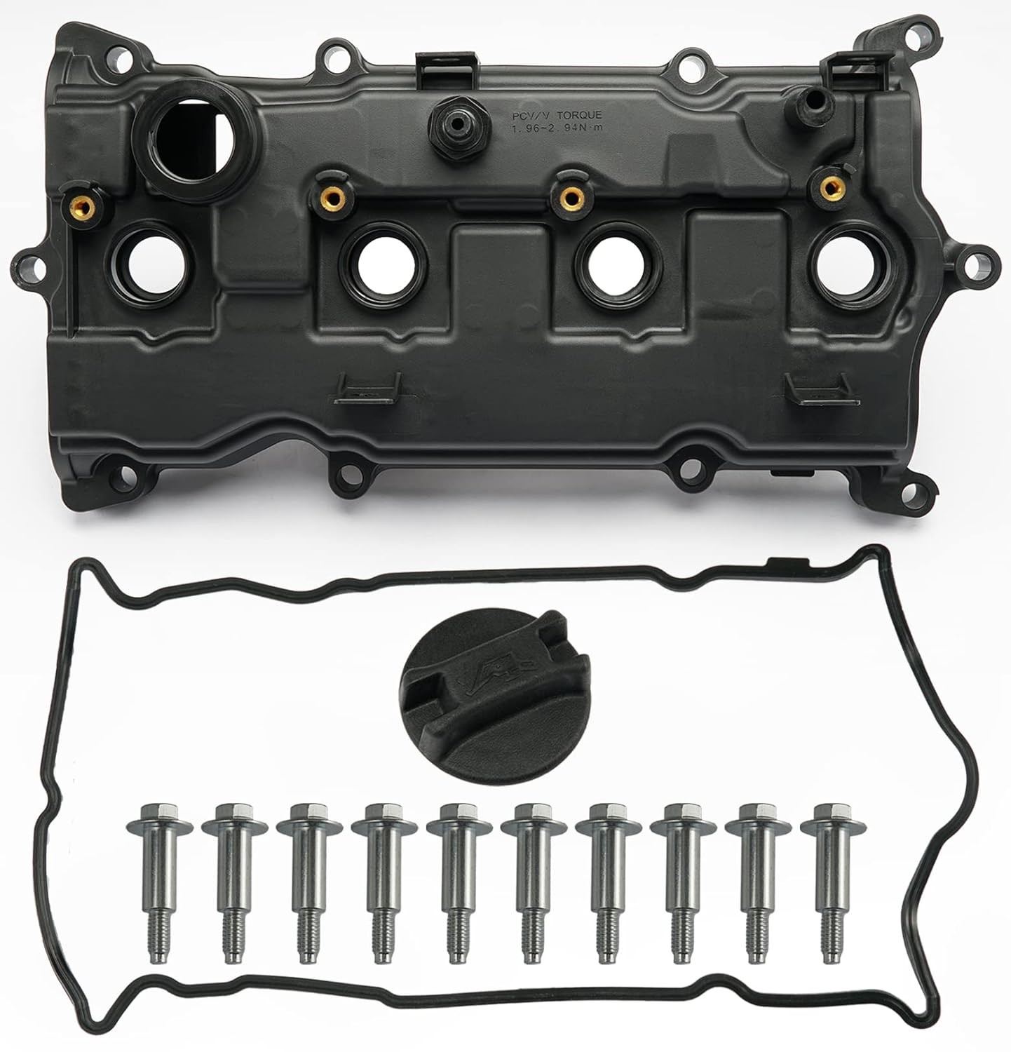 Engine Valve Cover with Gasket Bolts & Oil Filler Cap 2013-2018 ALTIMA ROGUE