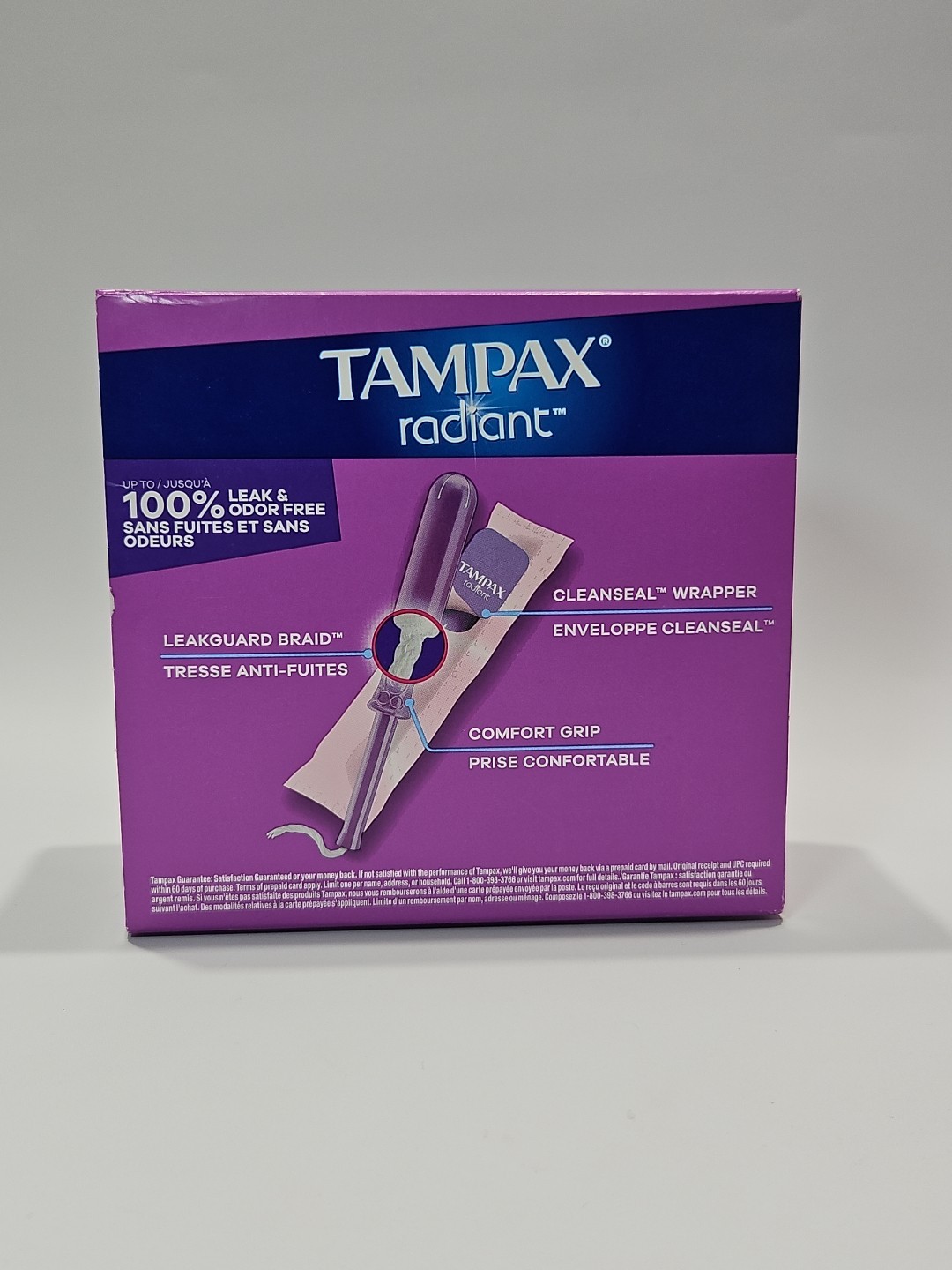 Tampax Radiant Tampons 28 ct. Super Plus Textured Grip