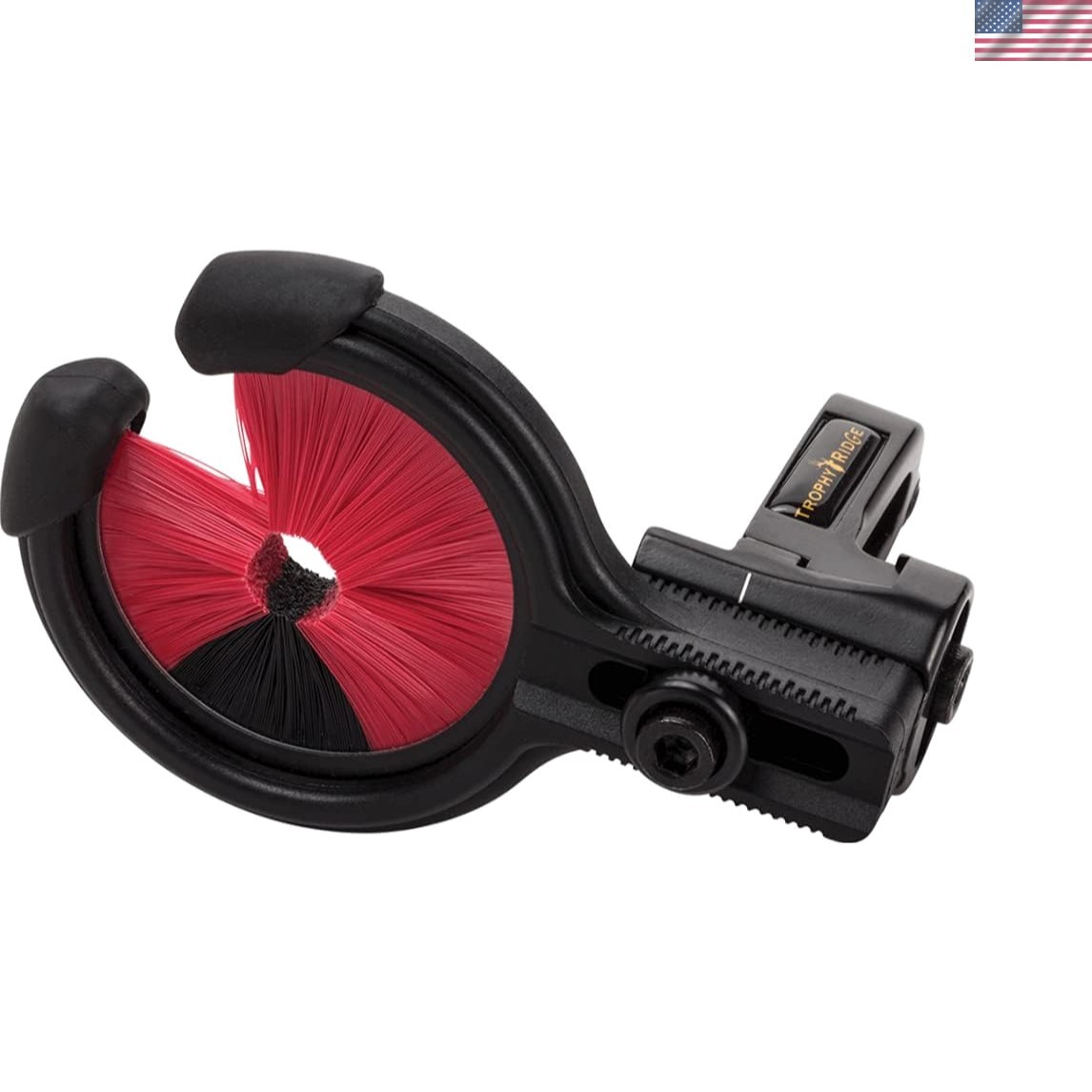 Lightweight Red Whisker Biscuit Arrow Rest - Silent & Easy Adjustments