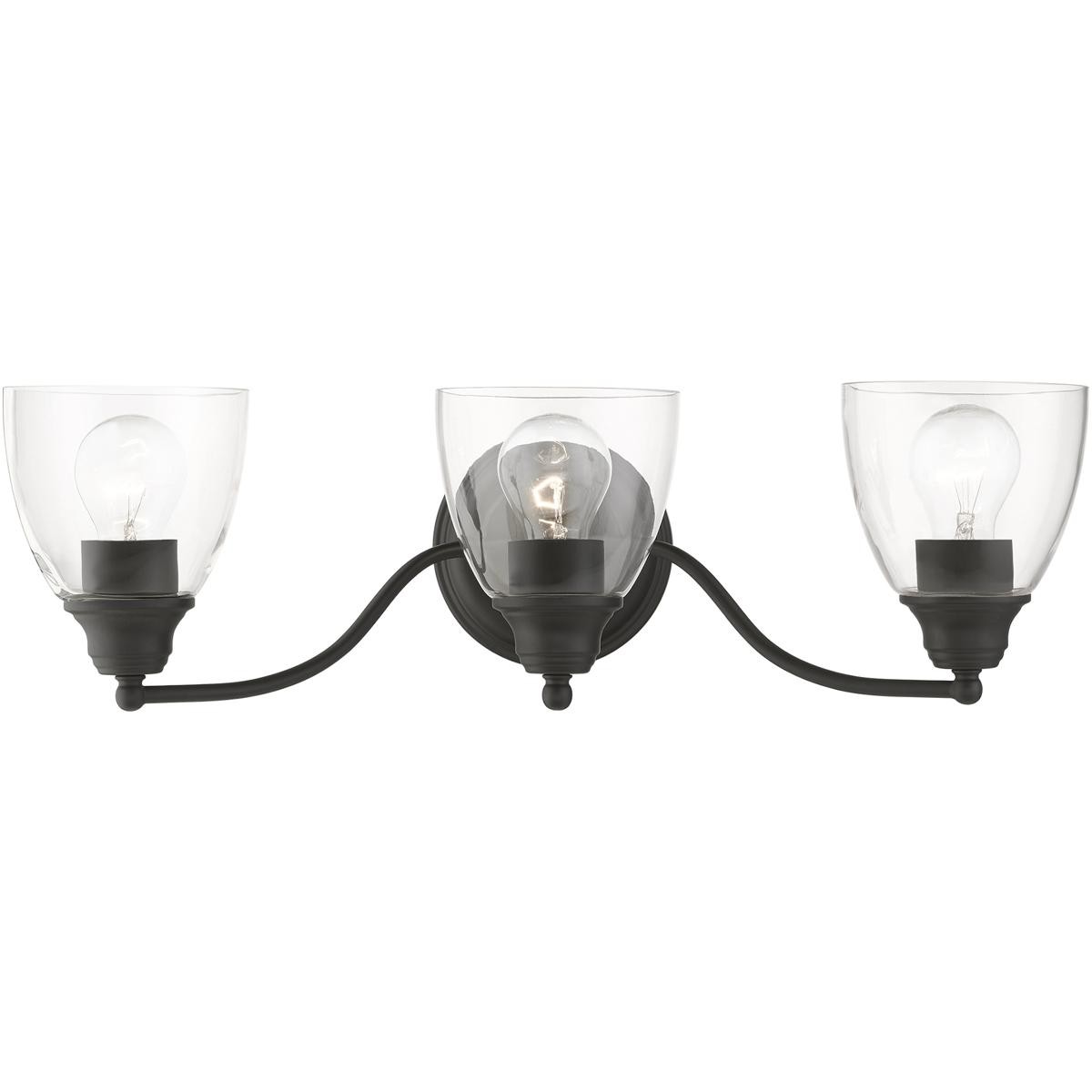 Livex Lighting 15133-04 Montgomery Bathroom Vanity Light Black