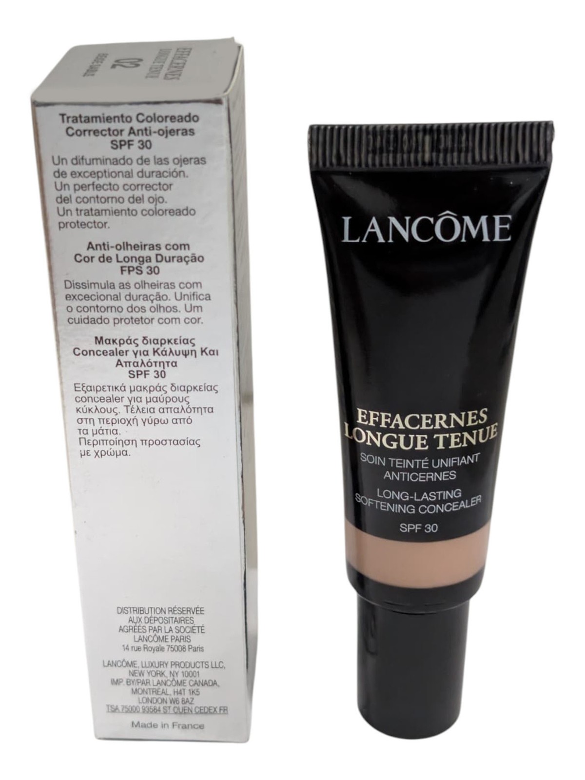 Lancome Effacernes Long Tenue Concealer SPF30 #02 Beige Sable