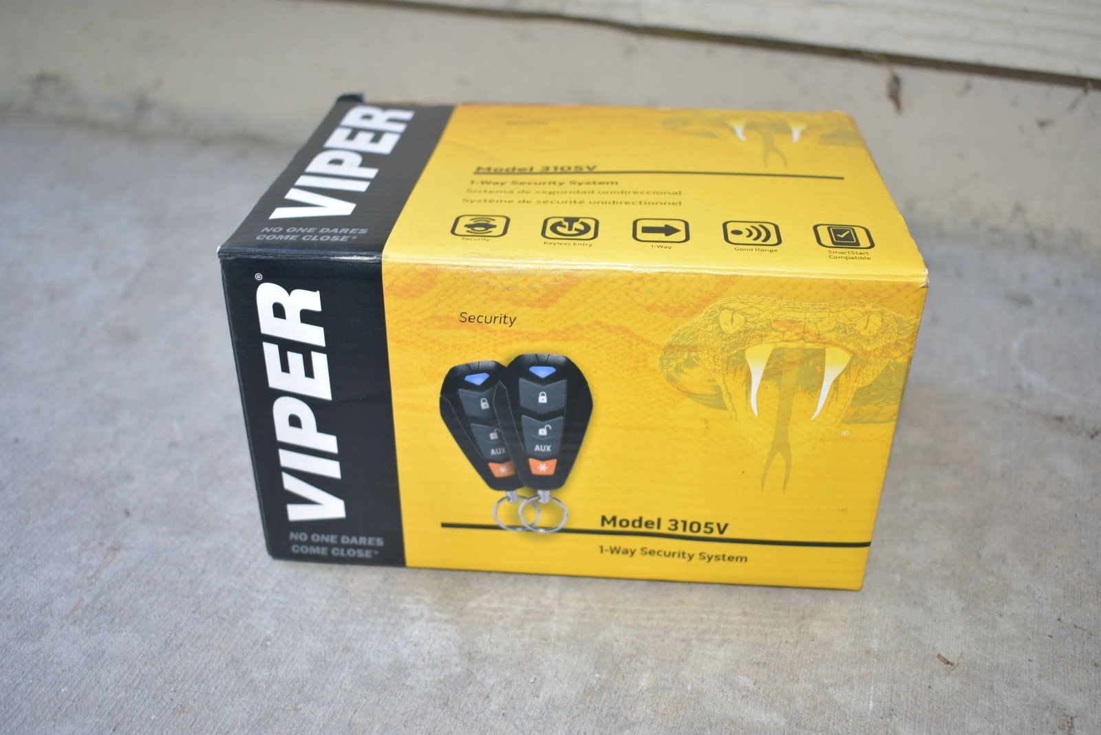 VIPER 3105V 1 WAY VEHICLE SECURITY CAR ALARM SYSTEM/KEYLESS ENTRY