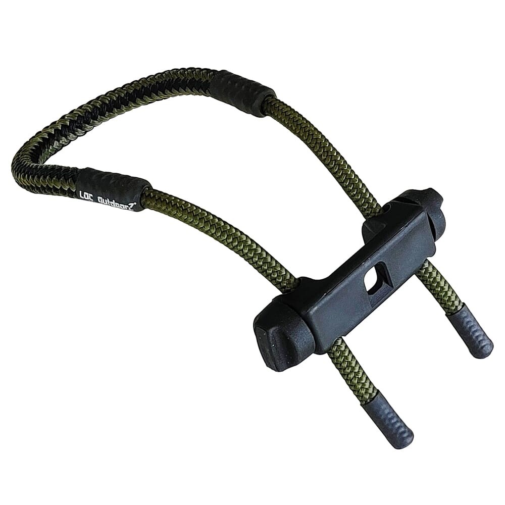 Loc OutdoorZ Carbon Lite Ambush Green Wrist Sling for Bows (14-2712-014)
