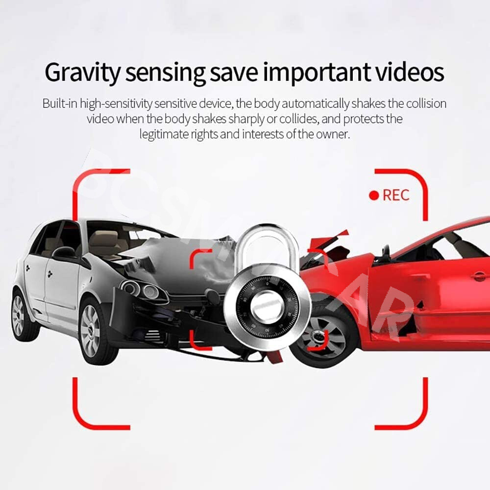 2'' FHD Dash Cam Car DVR Front or Rear Camera Night Vision G-sensor USB