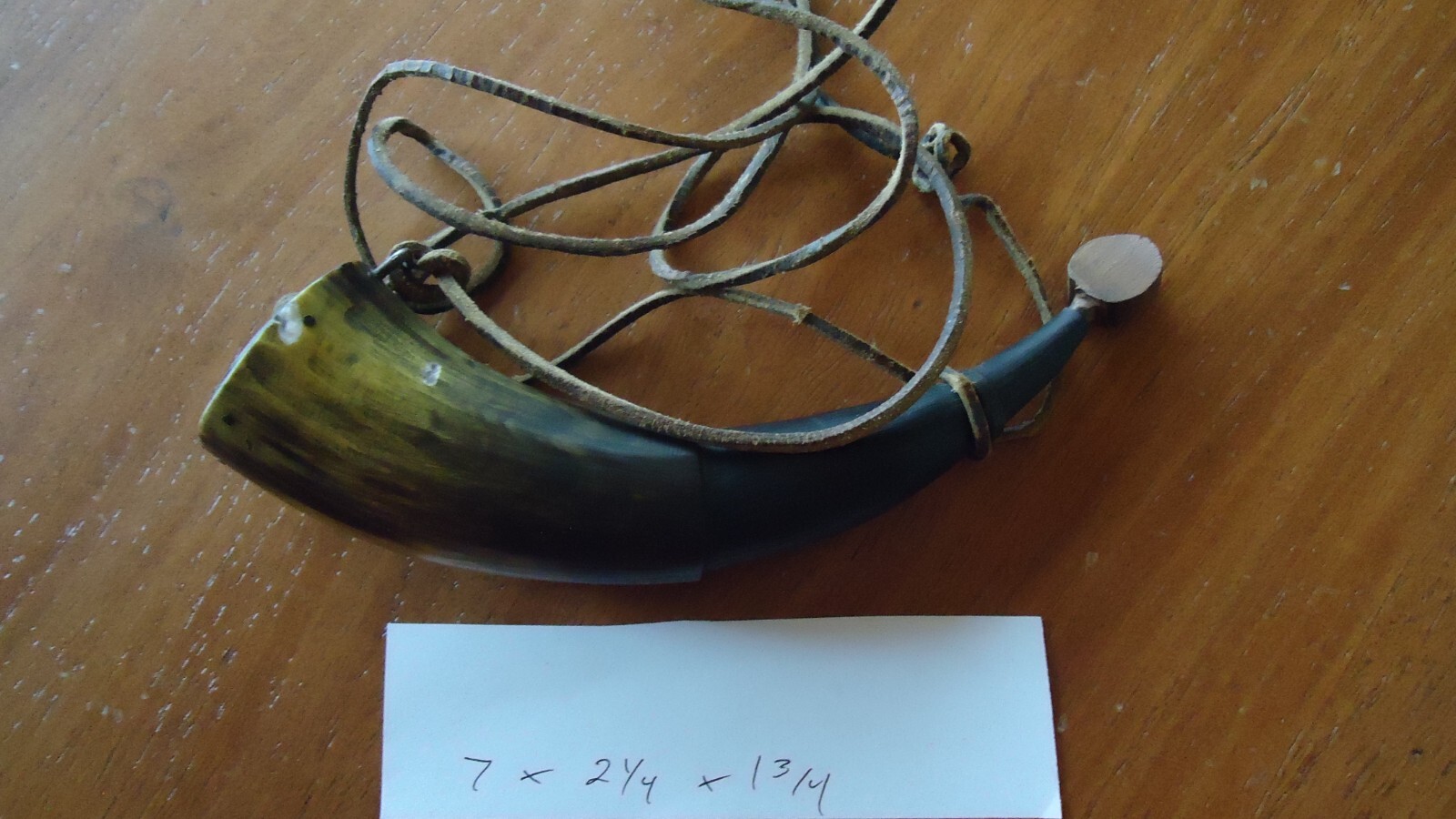 Muzzleloader Powder Horn