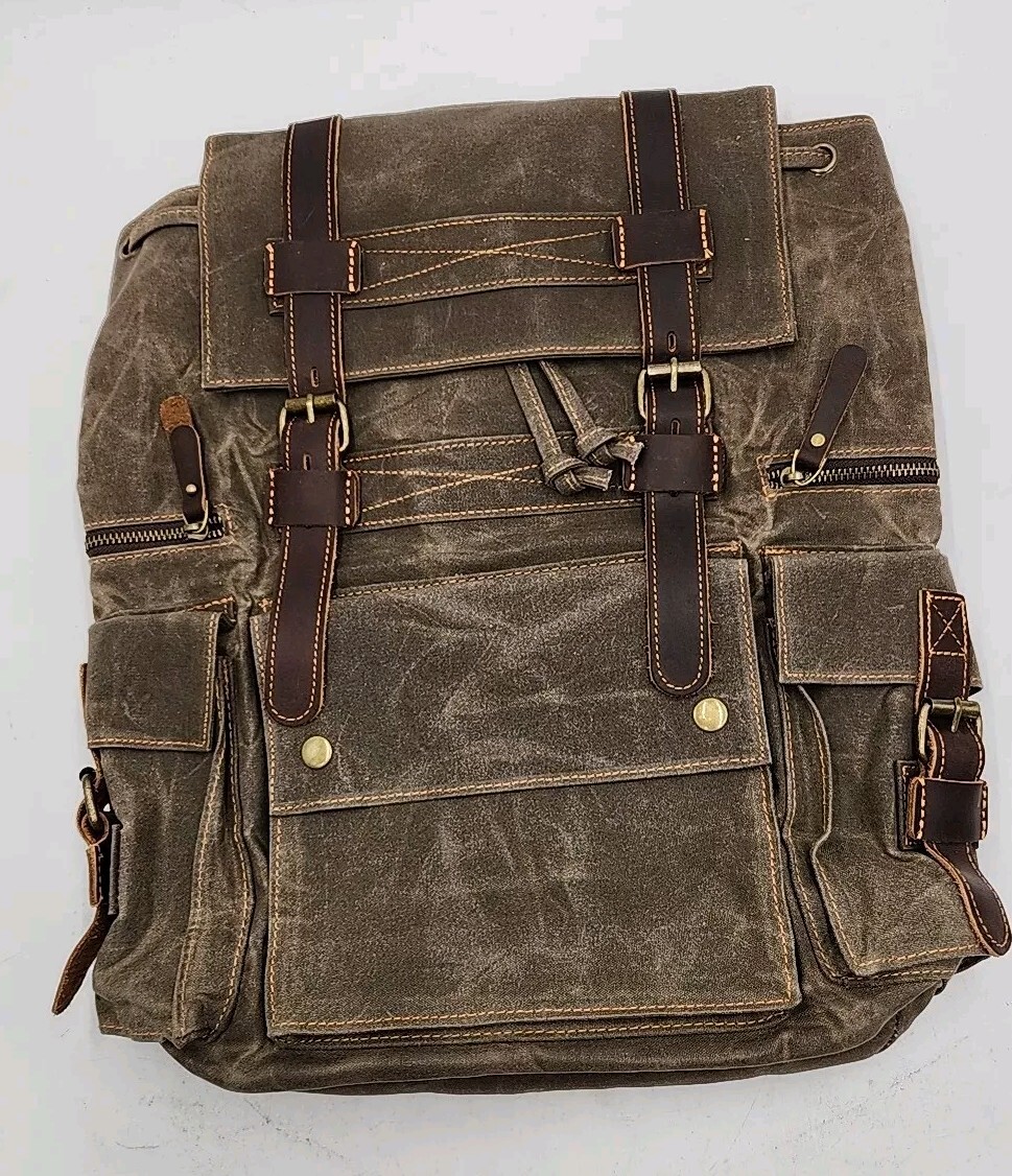 NEW Paul Richard Vintage Backpack 19"H x 16"W x 6"D