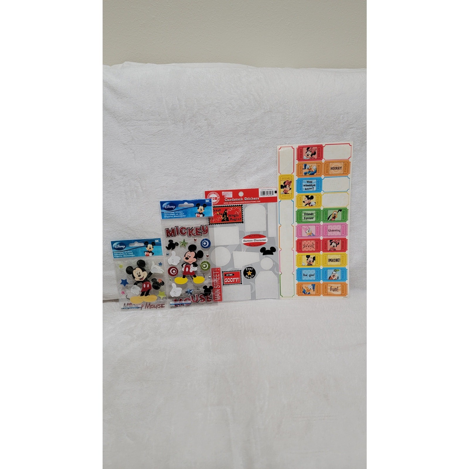 Disney Mickey Mouse Card Scrapbook Kit Bundle Supplies