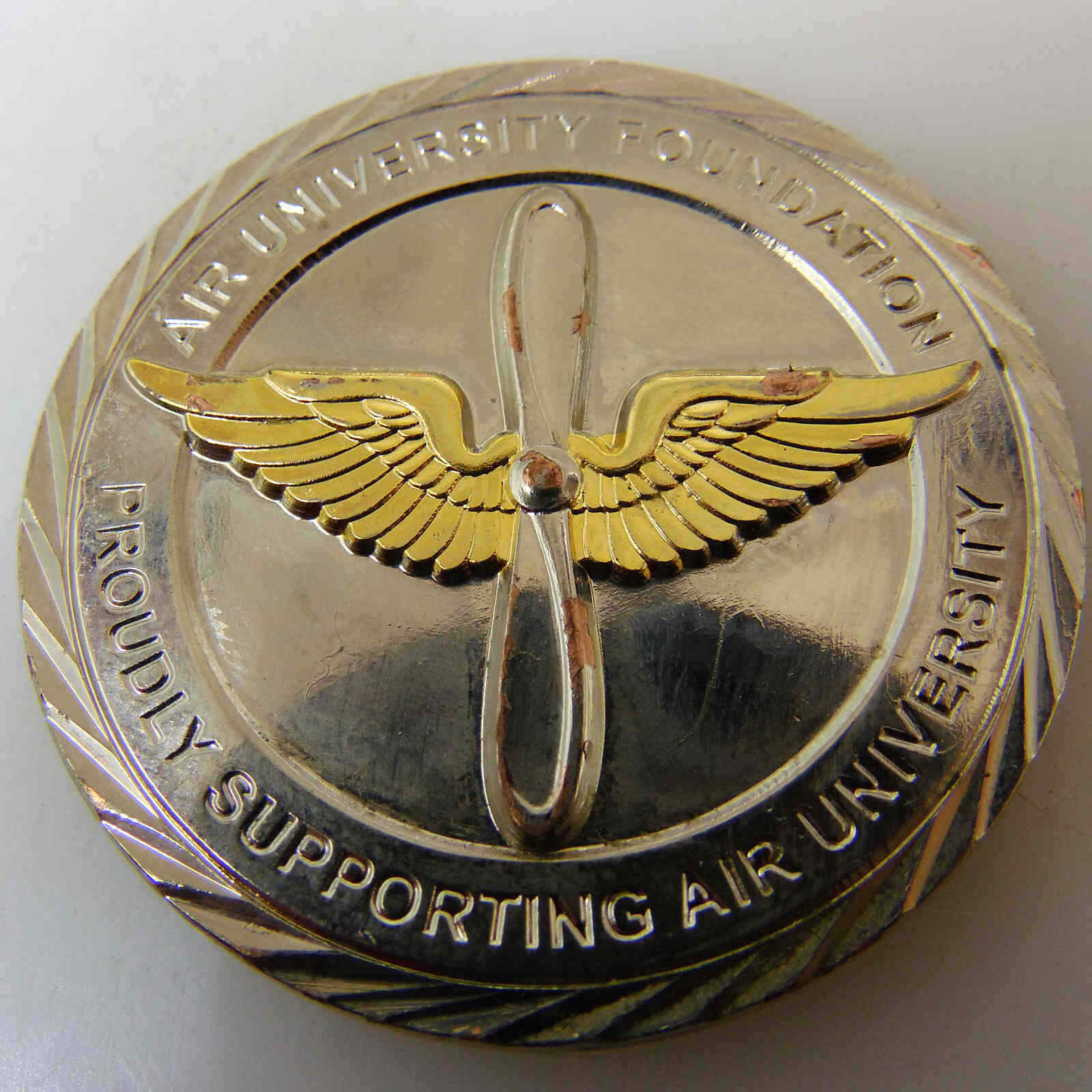 AIR UNIVERSITY FOUNDATION CHALLENGE COIN
