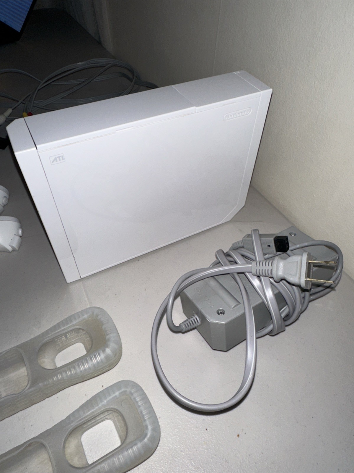 Nintendo Wii Game Console RVL-001 + 2 Remotes - 2 Player Bundle (No Sensor Bar)