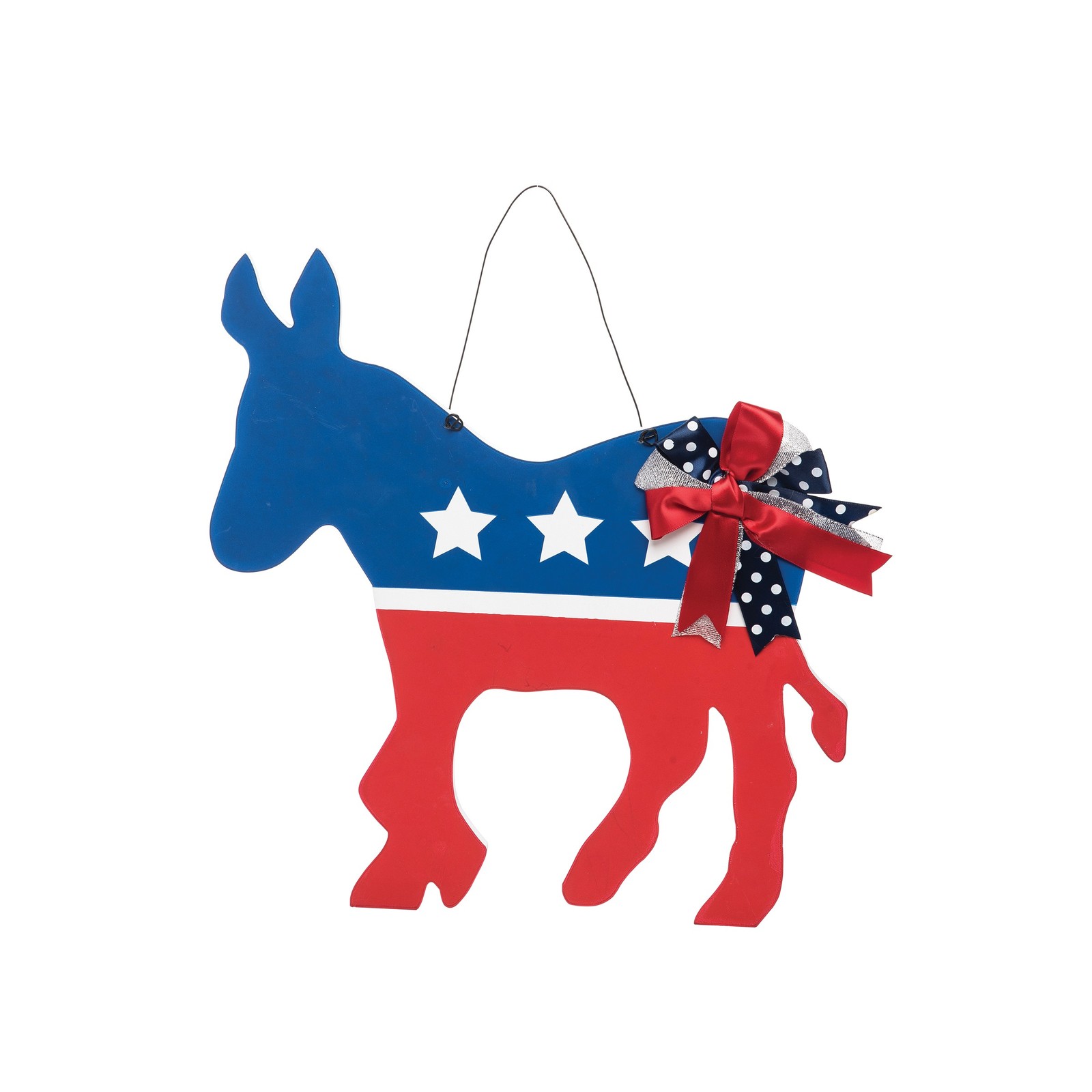 13" x 14" Democrat Donkey Americana 4th of July Patriotic Wall Art Pack of 4