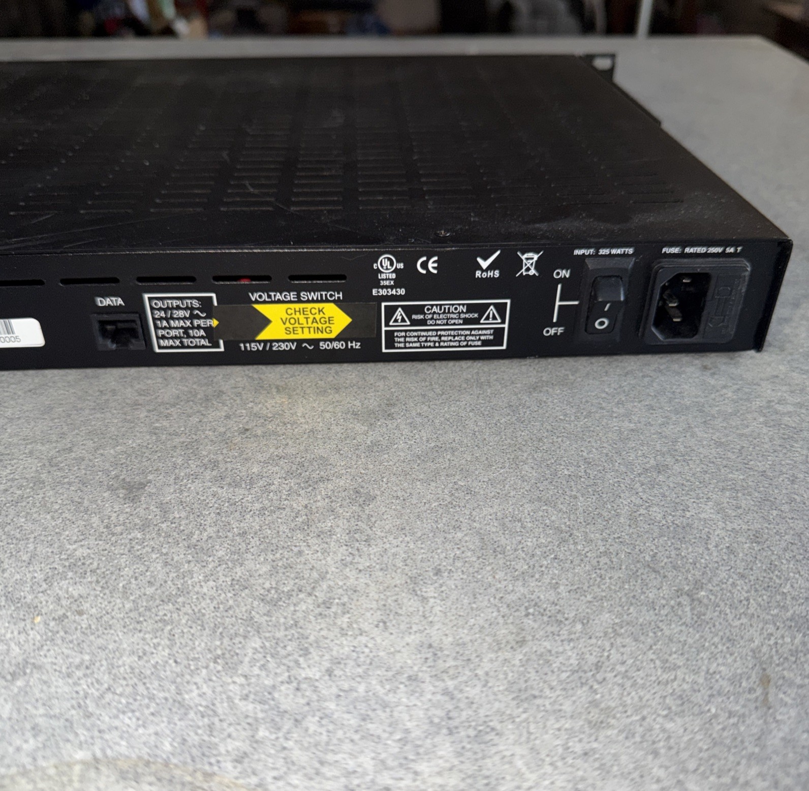 New Tyco NVT NV-16PS10-PVD Power Supply Passive Receiver 16 Channel Lights Up
