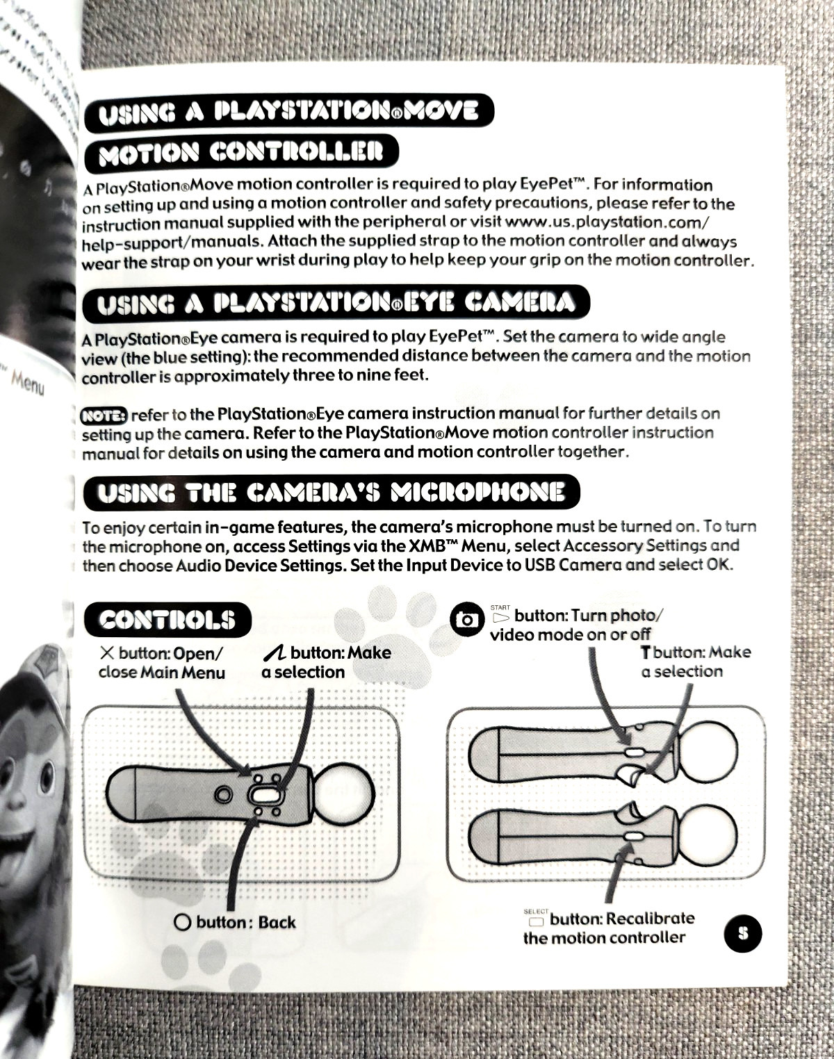 EyePet Instruction Booklet - Manual Only - PlayStation 3