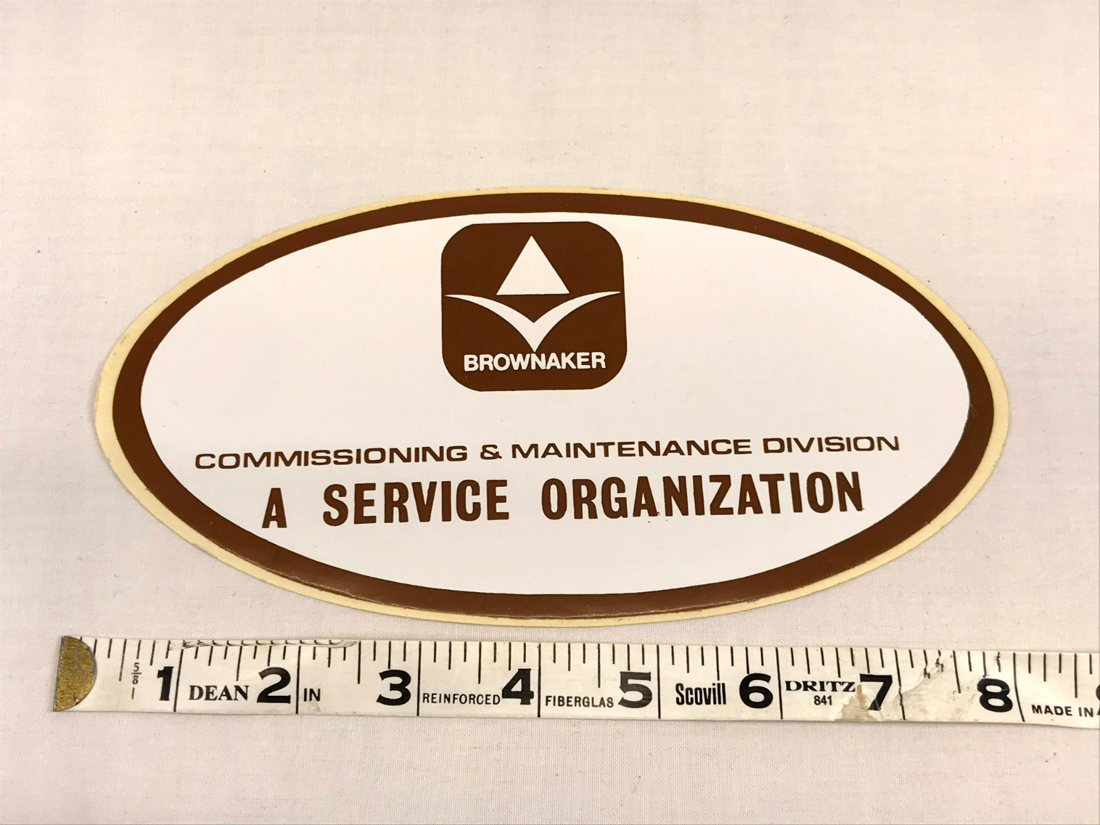 Brownaker Service Organization Sticker Commissioning and Maintenance Division