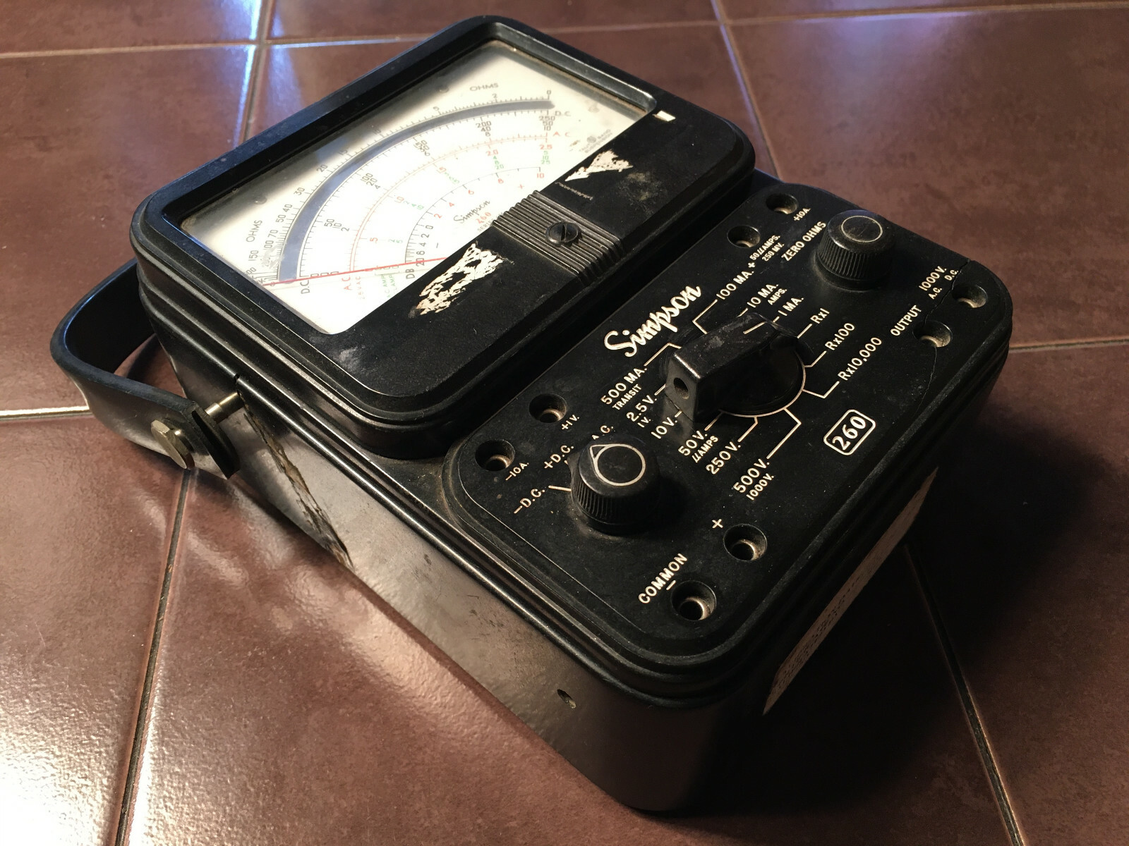 Simpson 260 Analog Meter, Series 6M