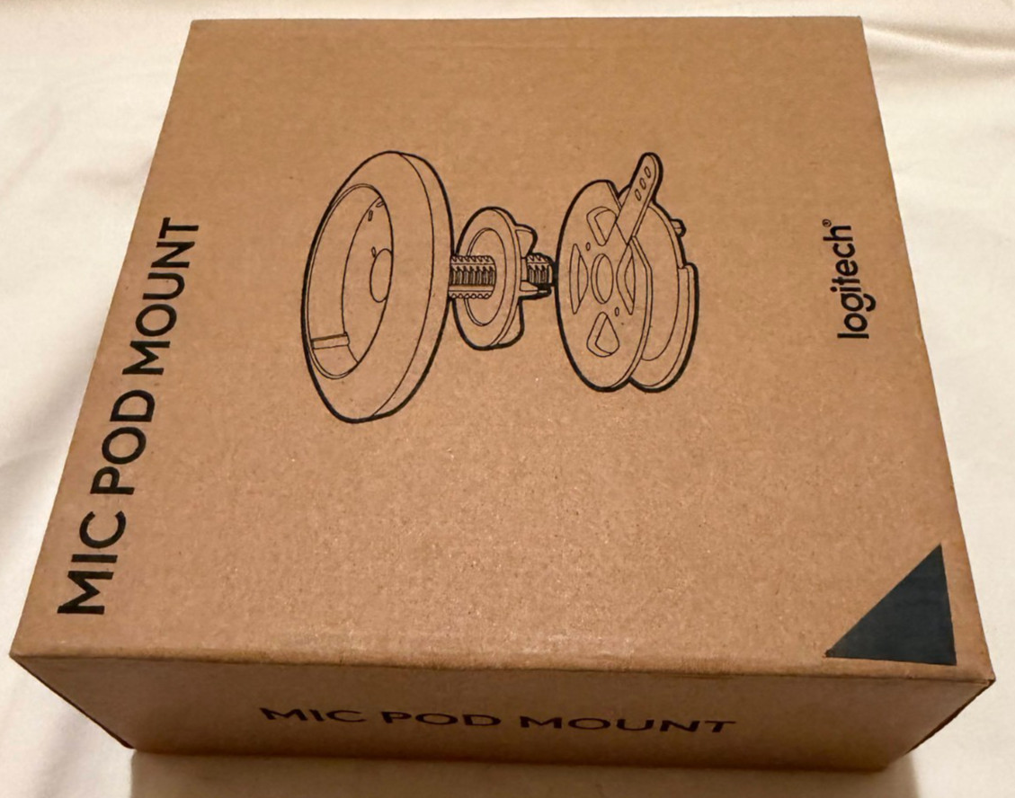 LOGITECH 989-000430 Rally Mic Pod (Graphite) w/ Mount 952-000002 Combo