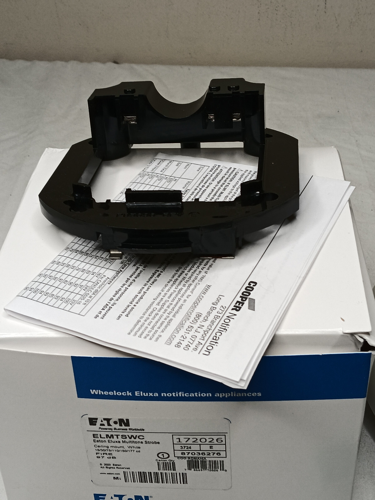 Eaton ELMTSWC Eluxa Multitone Strobe