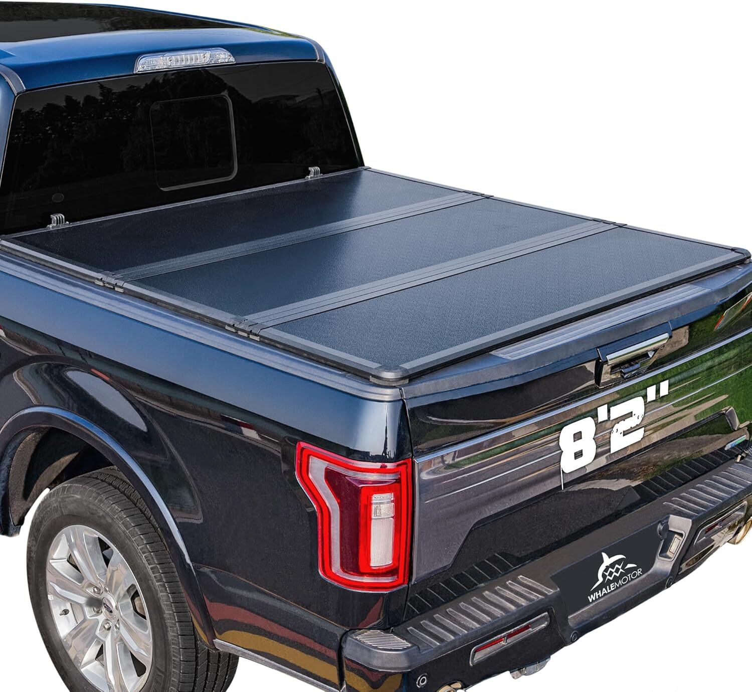 8.2FT FRP Hard Tonneau Cover Tri-Fold For 1999-2025 Ford F250 F350 Truck Bed