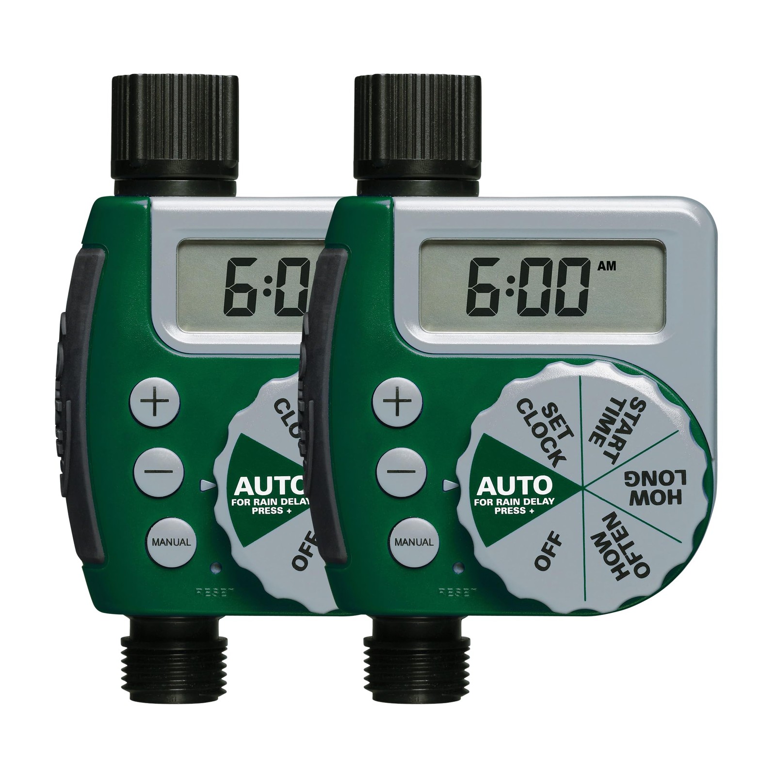 Orbit 62067 1-Outlet Programmable Digital Hose Watering Timer 2-Pack