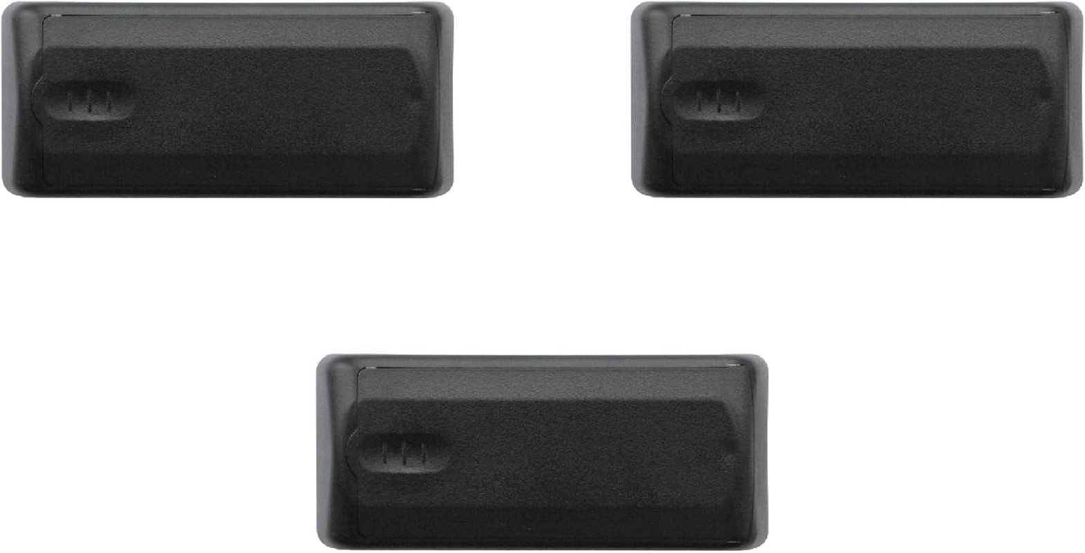 Magnetic Key Holder, 3 Pack, Black, 207EC3