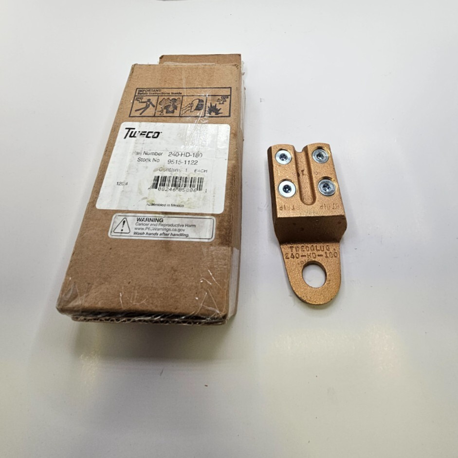 Tweco Twin Ball Point Cable Terminal Lug  240-HD-180