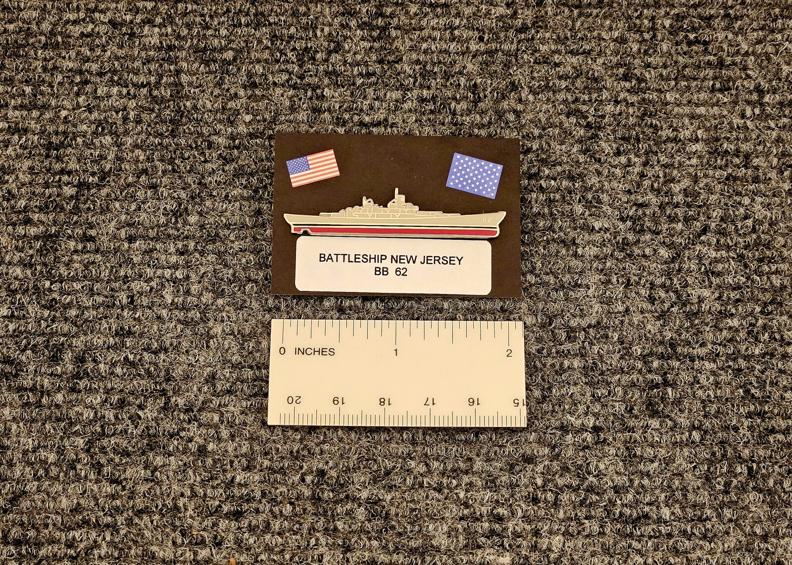 BATTLESHIP USS NEW JERSEY BB 62 Lapel Pin - GREAT GIFTS !