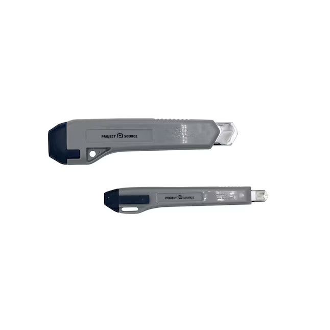 Project Source 18MM and 9MM 2 Pack 18mm 1 -Blade Utility Knife