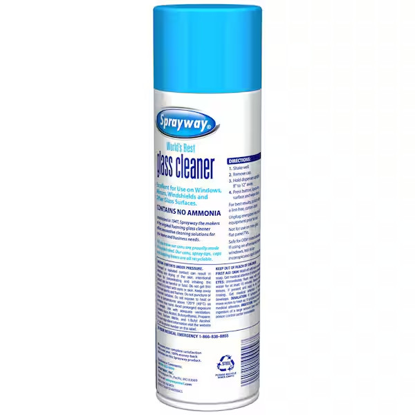2 PACK Sprayway World's Best Glass Cleaner, Value Pack, 23OZ