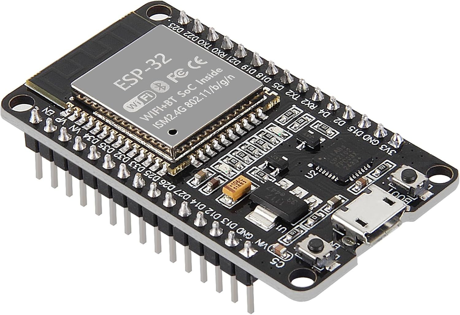 ESP-32S  2.4GHz Dual-Mode WiFi + Bluetooth