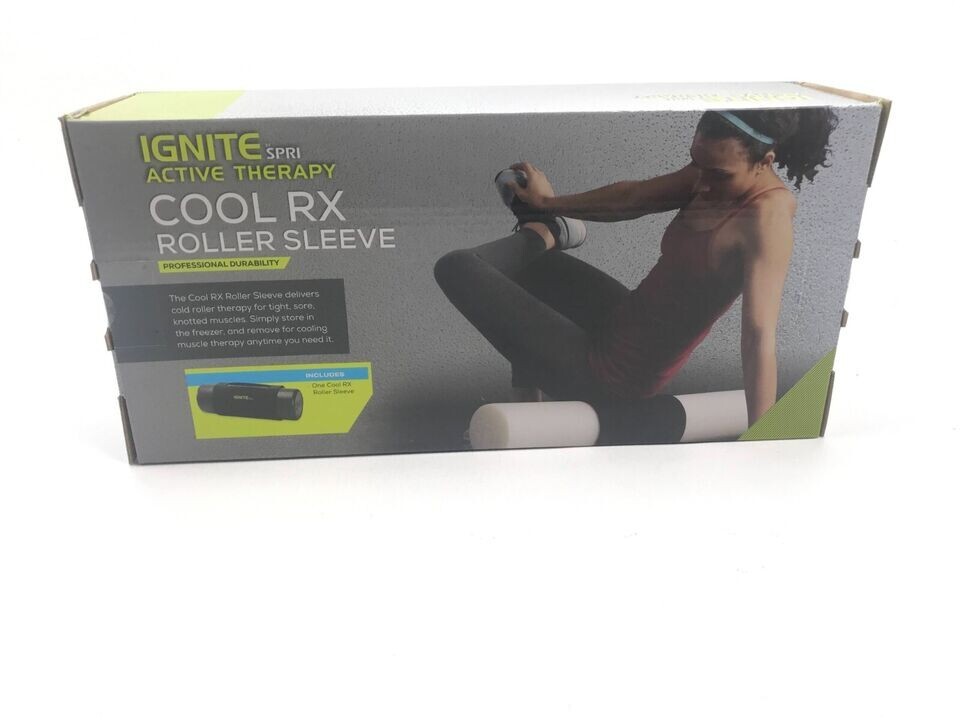SPRI Ignite Cool RX Roller Sleeve for Foam Roll Cooling Therapy 07-71493 Black