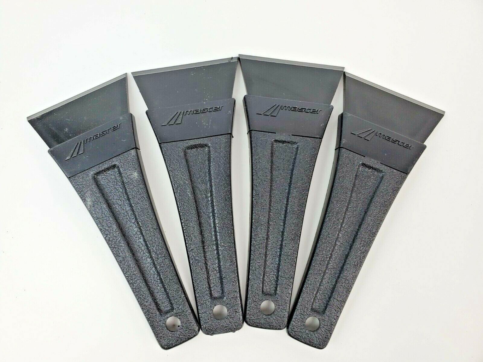 Masters 10" Ice Scraper Black 3" blade USA Made Fixed Blade