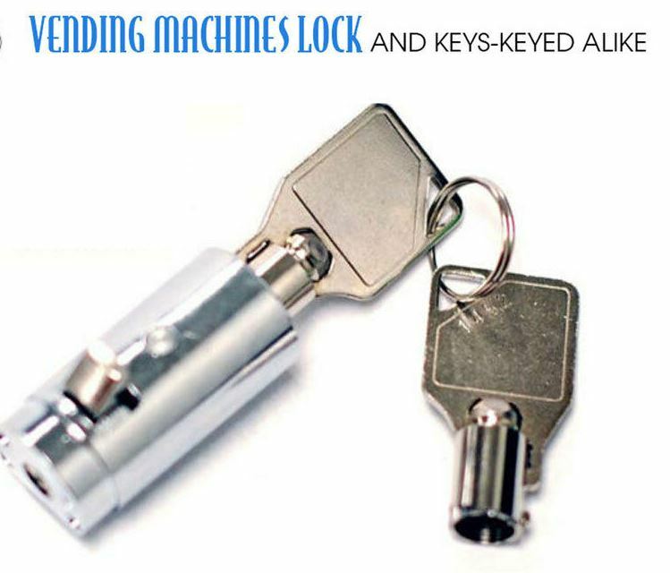 Universal Tubular Soda Snack Vending Machine Cylinder Plug Lock NEW