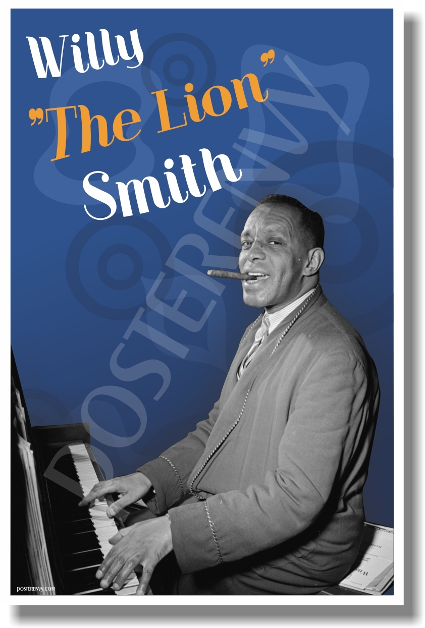Wille "The Lion" Smith - Famous Jazz Artists - NEW Music Poster (fp429)