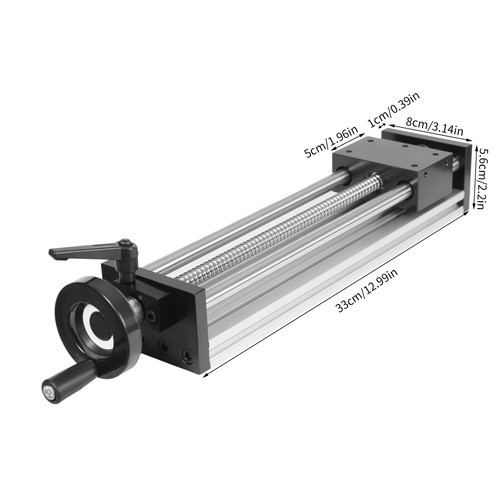 250mm Optical Axis Sliding Table Rail Manual Sliding Table Linear Rail Guide