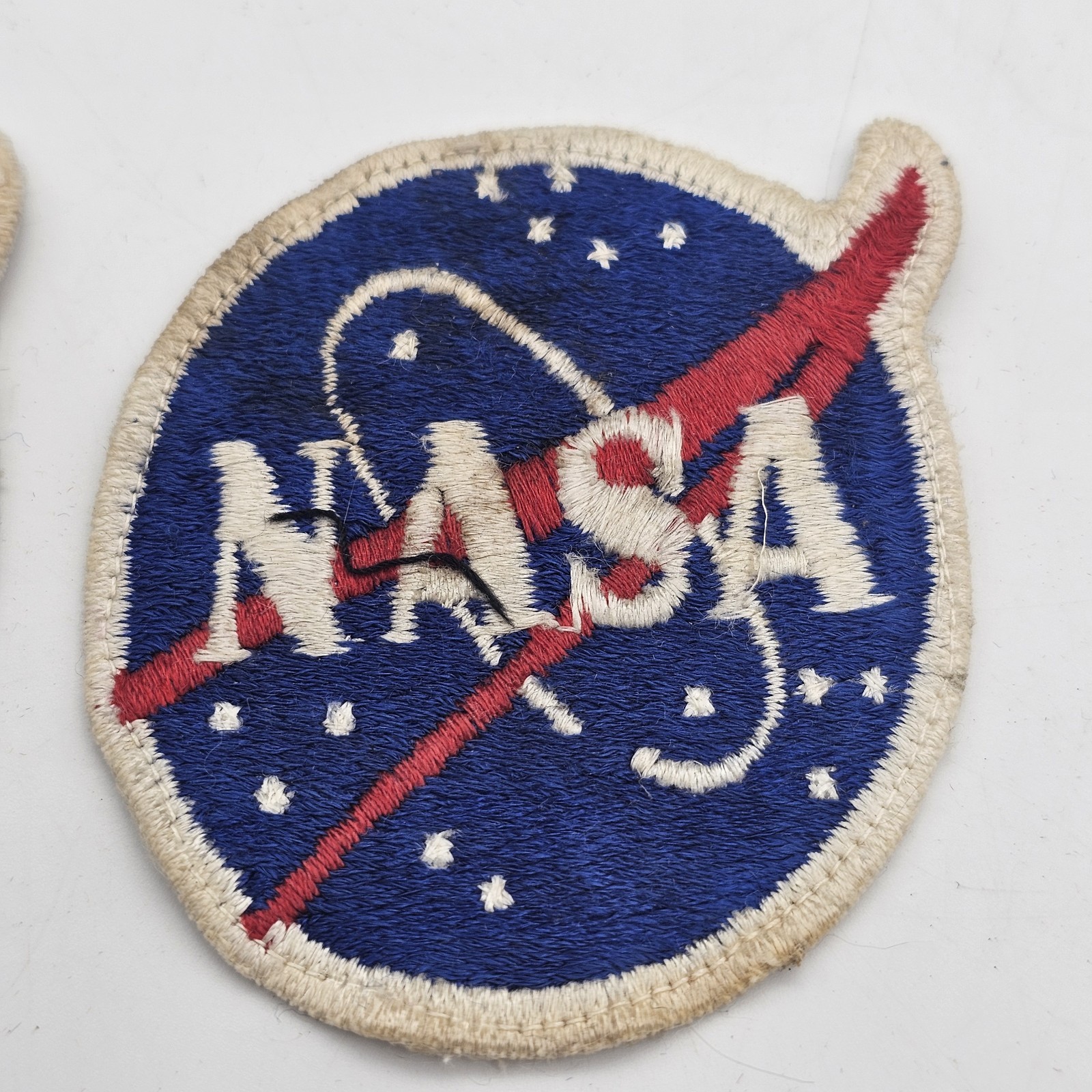 1960's NASA Apollo 3" Vector Meatball Patch Pair
