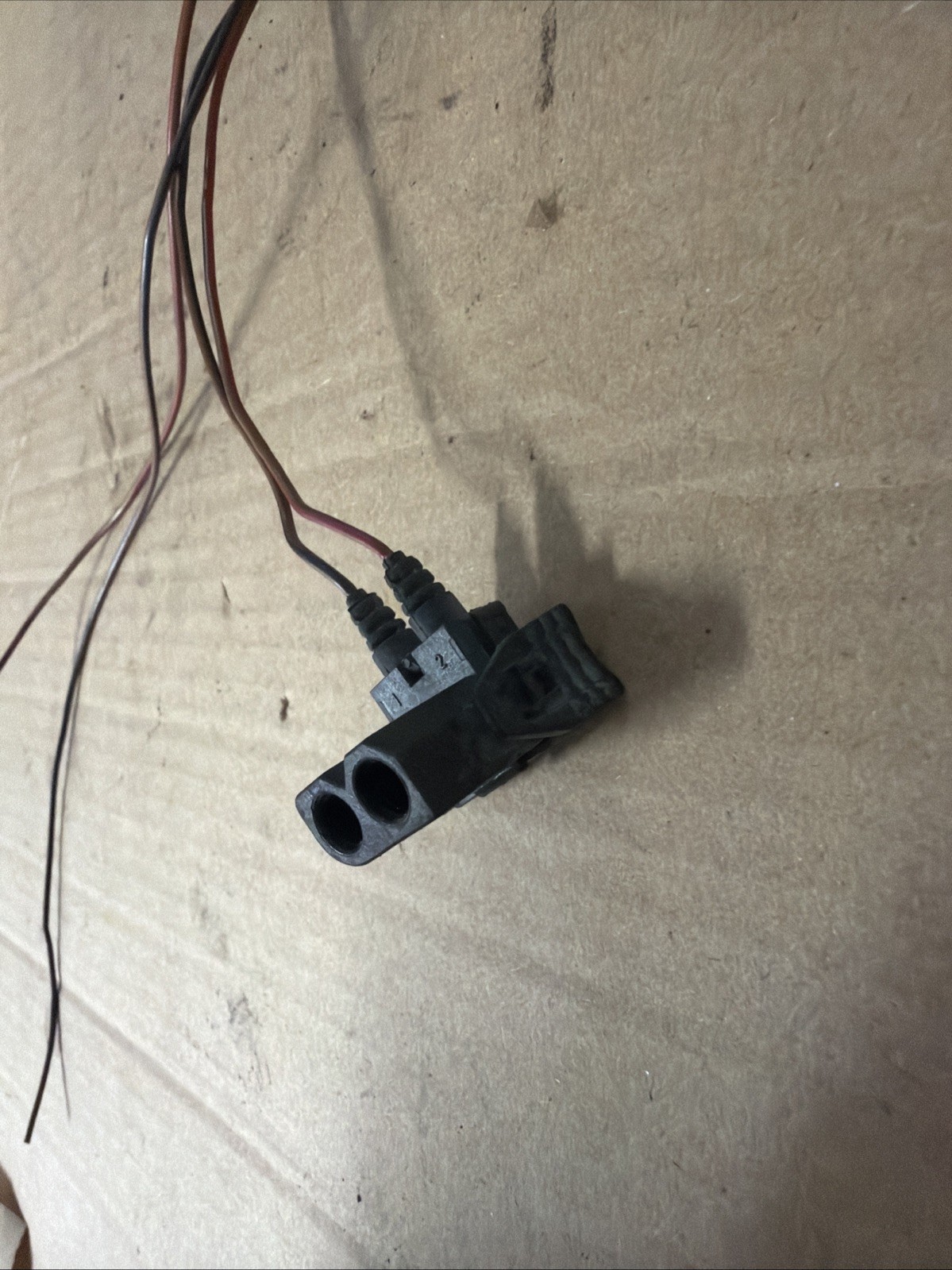 x1 OEM BMW E30 E36 Diff Differential Plug Terminal Connector Housing 90* 1378416