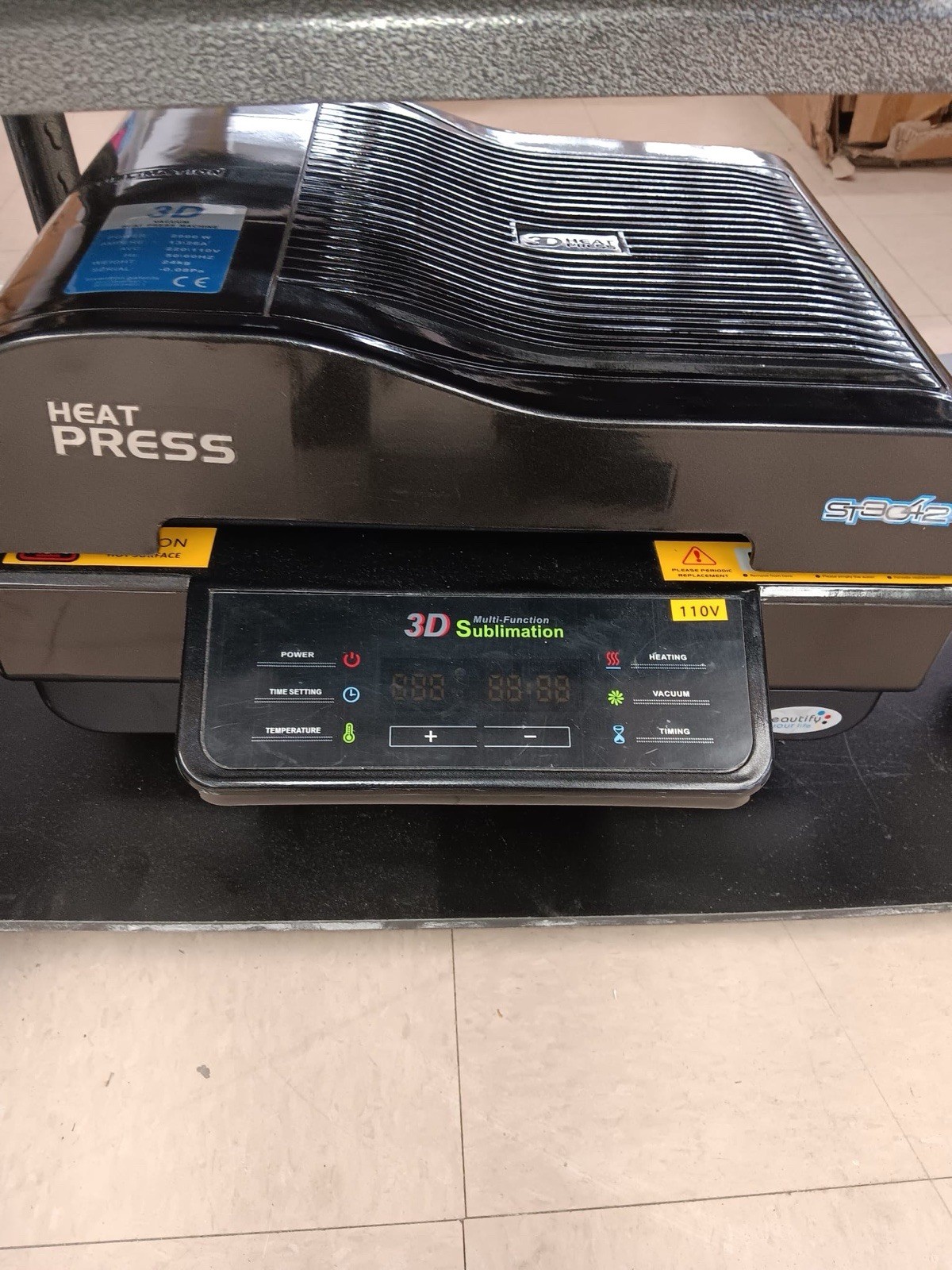 ST-3042 3D Sublimation Heat Press Printer 3D Vacuum Heat Press Machine
