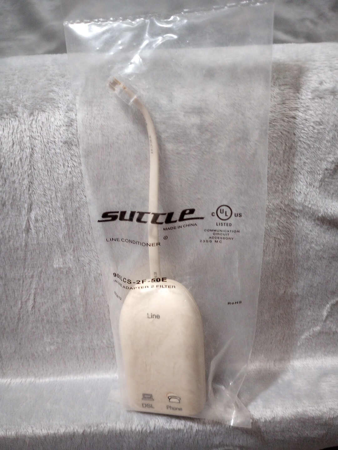 SUTTLE 900LCS-2F-50E SINGLE phone LINE INLINE DSL FILTER CONDITIONER splitr jack