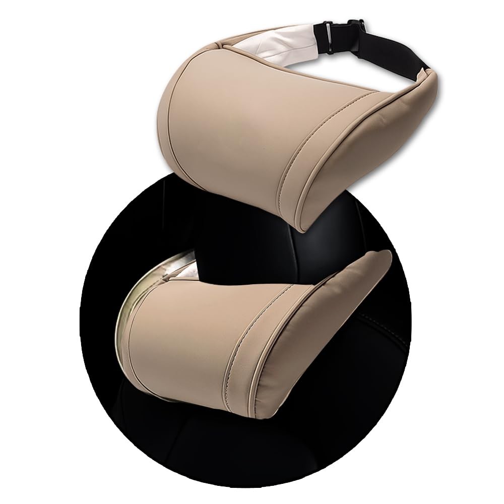 Car Headrest Neck Pillow Memory Foam Ergonomic Design Compatible with Model S X