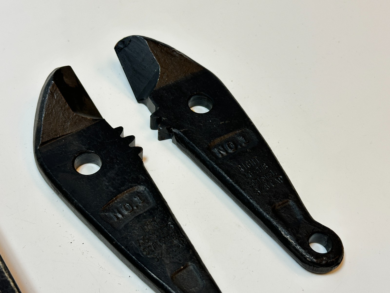 HK Porter Tools (HKP) USA No. 1 Replacement Bolt Cutter Jaws Pair Set (112A)