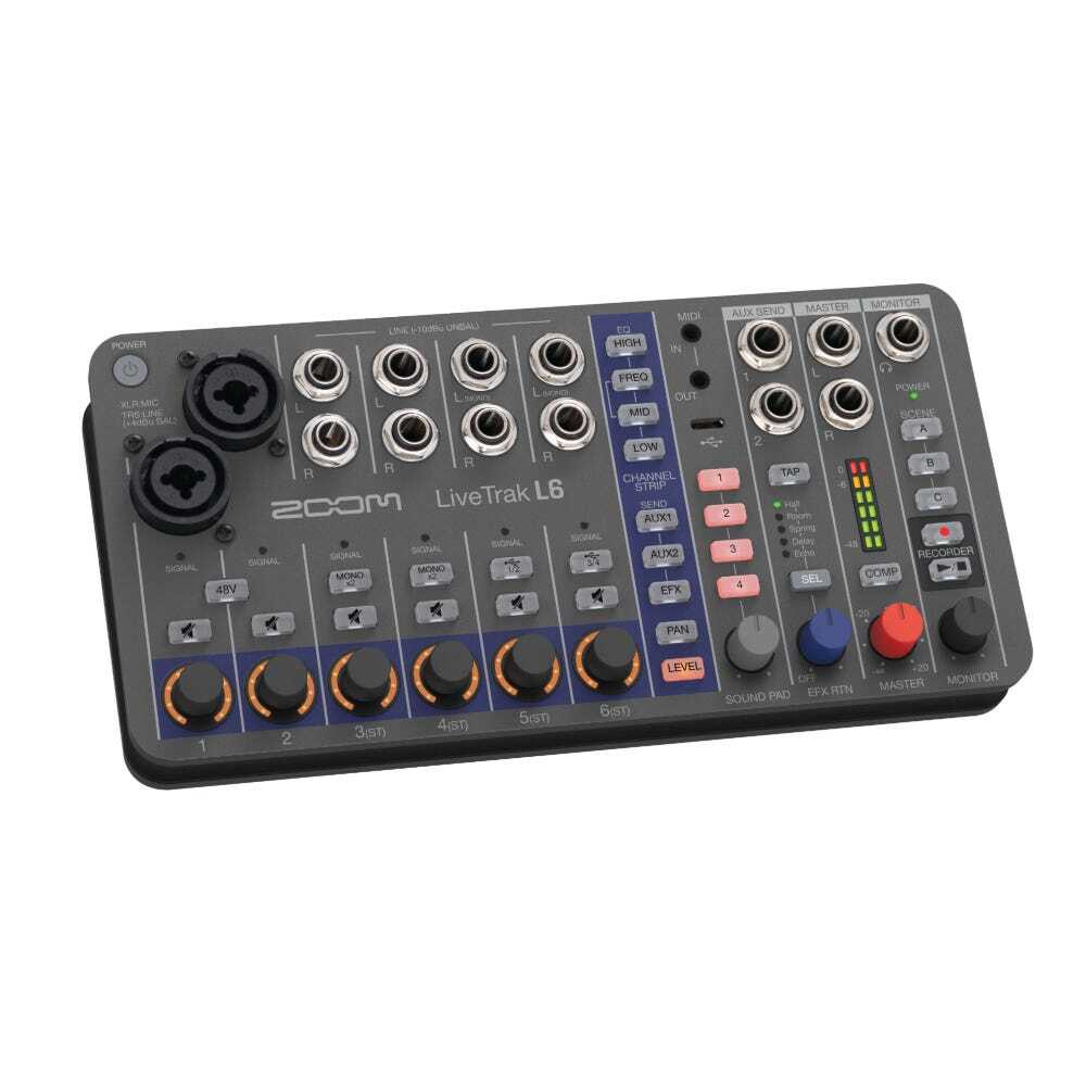 Zoom LiveTrak L6 10-Track Digital Mixer / Recorder