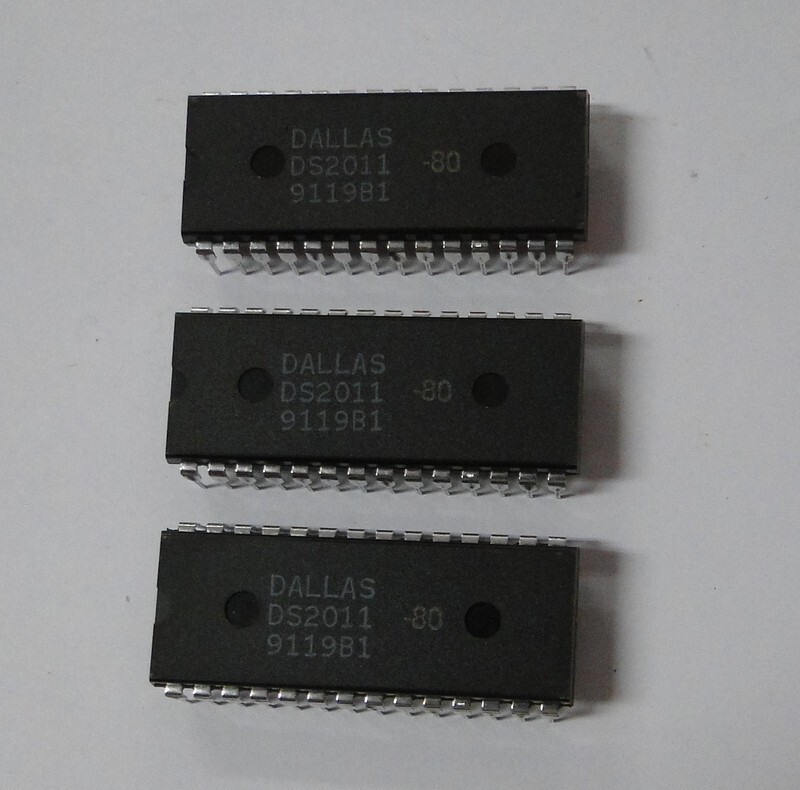 Lot of 3ea. DS2011 IC DIP 28 PIN Used NOS ? From Service Company's Spares