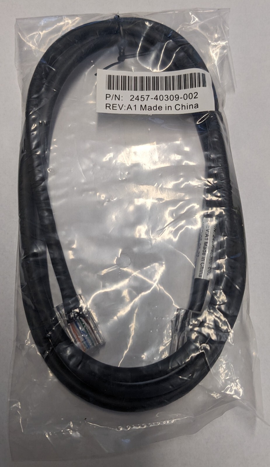 Polycom Poly 5ft 1.5M CAT5e PoE Phone Ethernet Cable 2457-40309-002 A1 Sealed