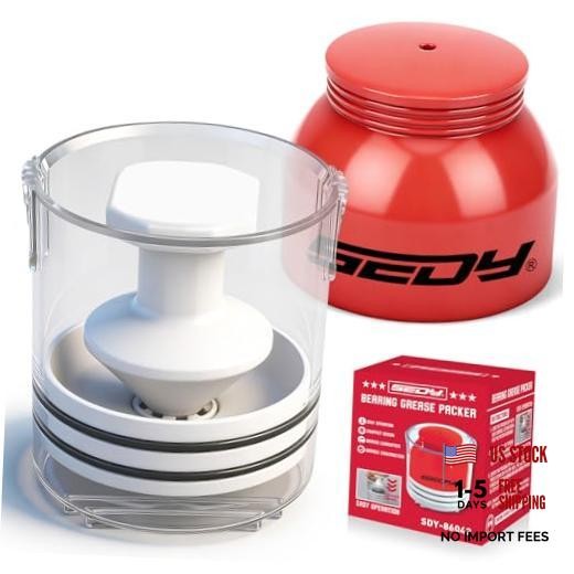 Premium Bearing Packer Kit, Handy Wheel Bearing Packer Tool Portable Wheel
